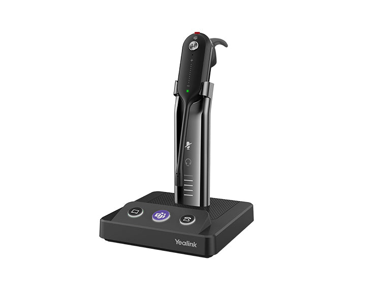 Yealink WH63 Teams Convertible DECT Wireless Headset, Busylight On Headset,2x microphones, HD Voice,Noise Killer, UC platform, *EOL* Yealink WH63 Teams Convertible DECT Wireless Headset, Busylight On Headset,2x microphones, HD Voice,Noise Killer, UC platform, *EOL*